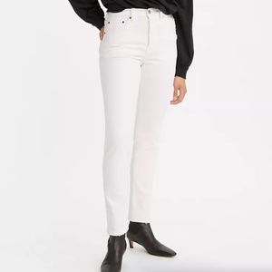 Levis | 501 S | White | 100% Cotton